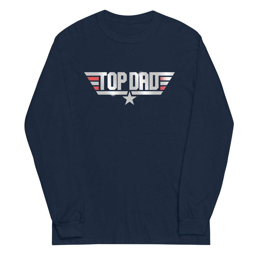 Top Dad Unisex Long Sleeve Tee Hoodie, Sweatshirt | CoreVibeTees.com (Image 1)