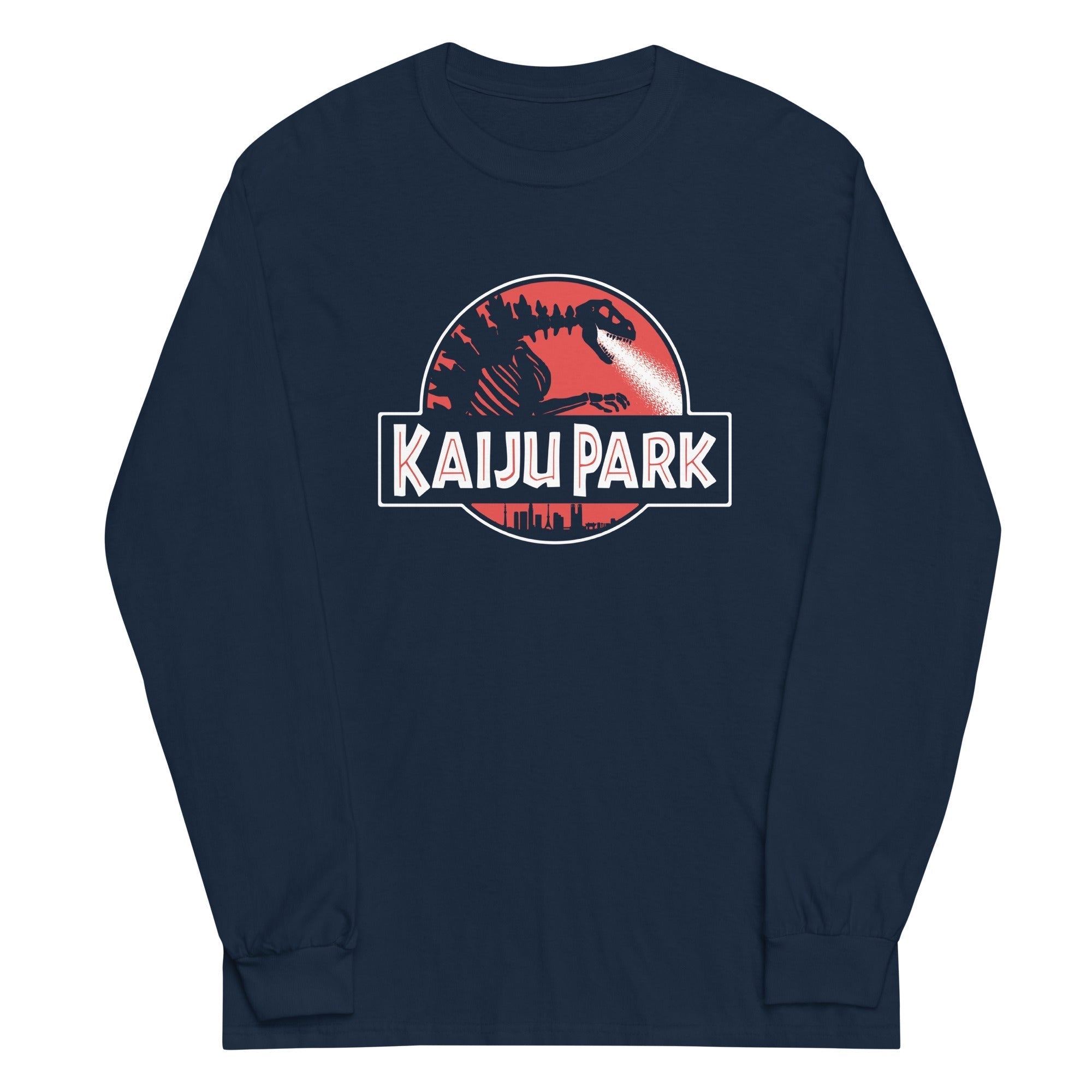 Kaiju Park Unisex Long Sleeve Tee Hoodie, Sweatshirt | CoreVibeTees.com (Image 2)