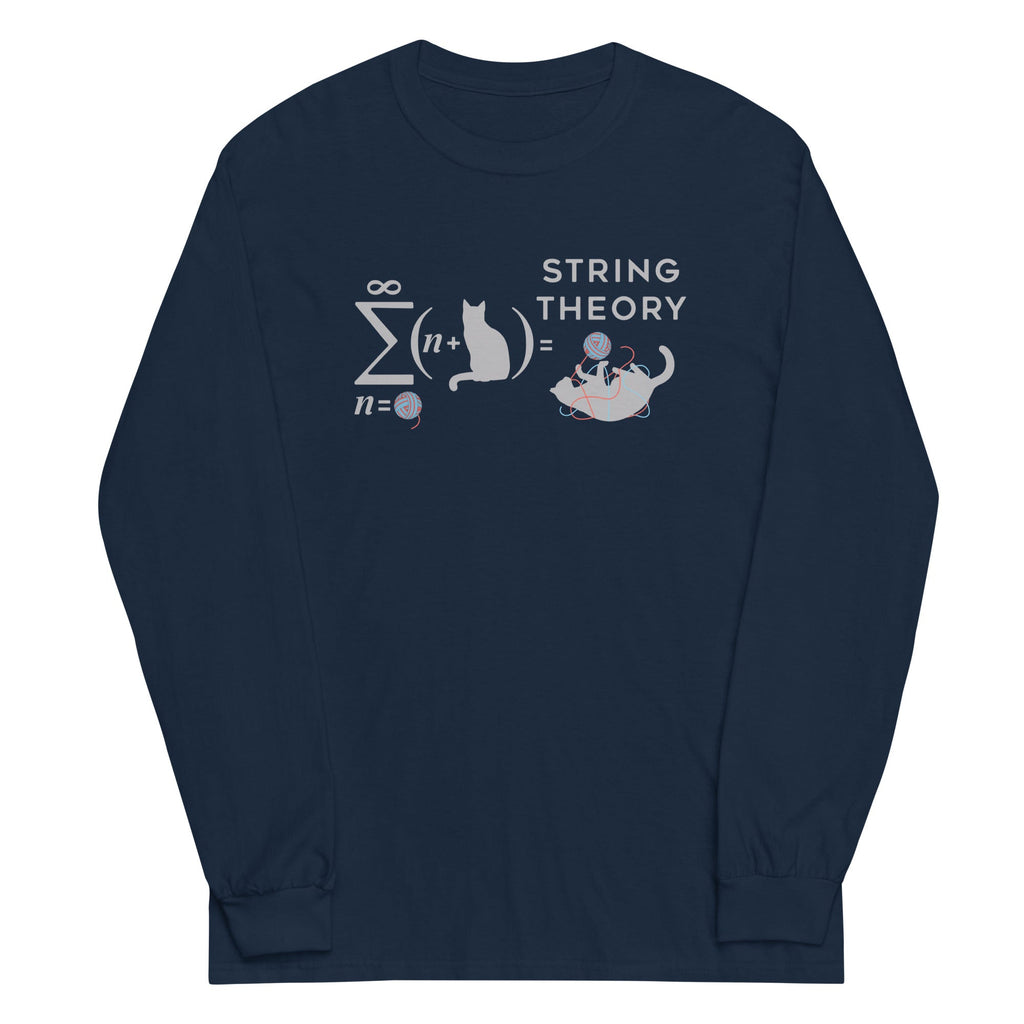 String Theory Unisex Long Sleeve Tee Hoodie, Sweatshirt | CoreVibeTees.com (Image 2)