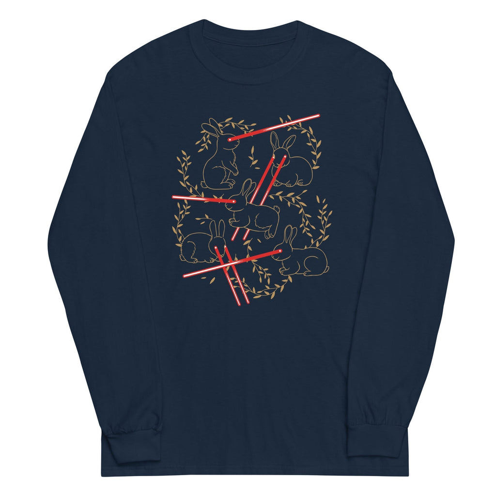 Laser Buns Unisex Long Sleeve Tee Hoodie, Sweatshirt | CoreVibeTees.com (Image 2)