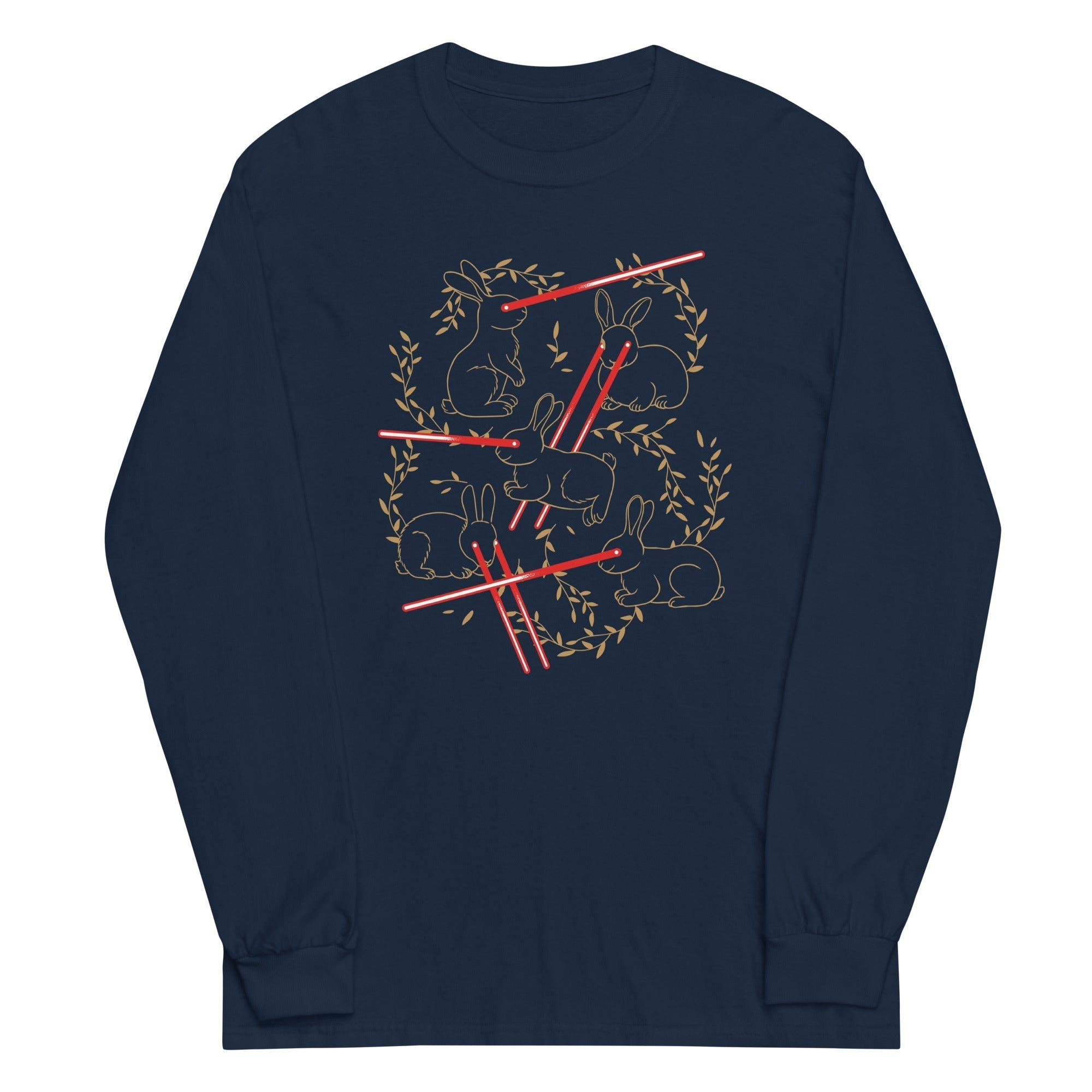 Laser Buns Unisex Long Sleeve Tee Hoodie, Sweatshirt | CoreVibeTees.com (Image 2)
