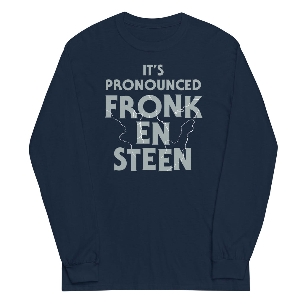 It's Pronounced Fronk-En-Steen Unisex Long Sleeve Tee Hoodie, Sweatshirt | CoreVibeTees.com (Image 2)