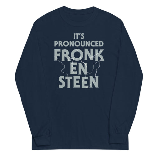 It's Pronounced Fronk-En-Steen Unisex Long Sleeve Tee Hoodie, Sweatshirt | CoreVibeTees.com (Image 2)