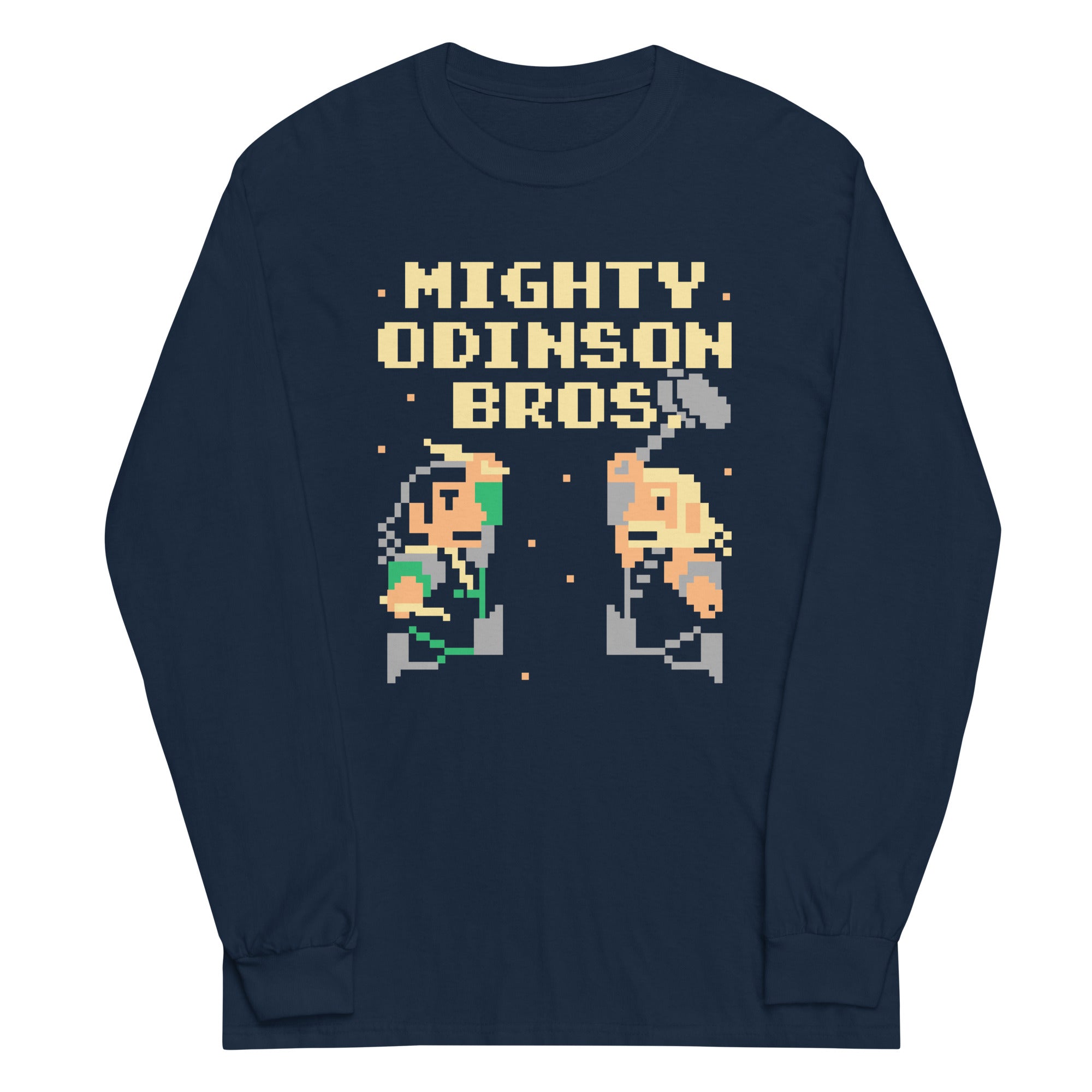 Mighty Odinson Bros Unisex Long Sleeve Tee Hoodie, Sweatshirt | CoreVibeTees.com (Image 2)