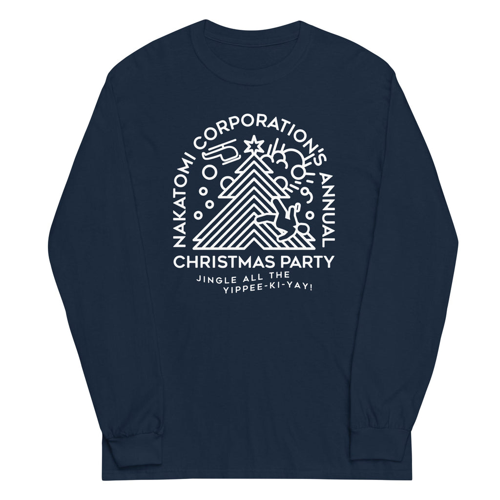 Nakatomi Christmas Party Unisex Long Sleeve Tee Hoodie, Sweatshirt | CoreVibeTees.com (Image 3)