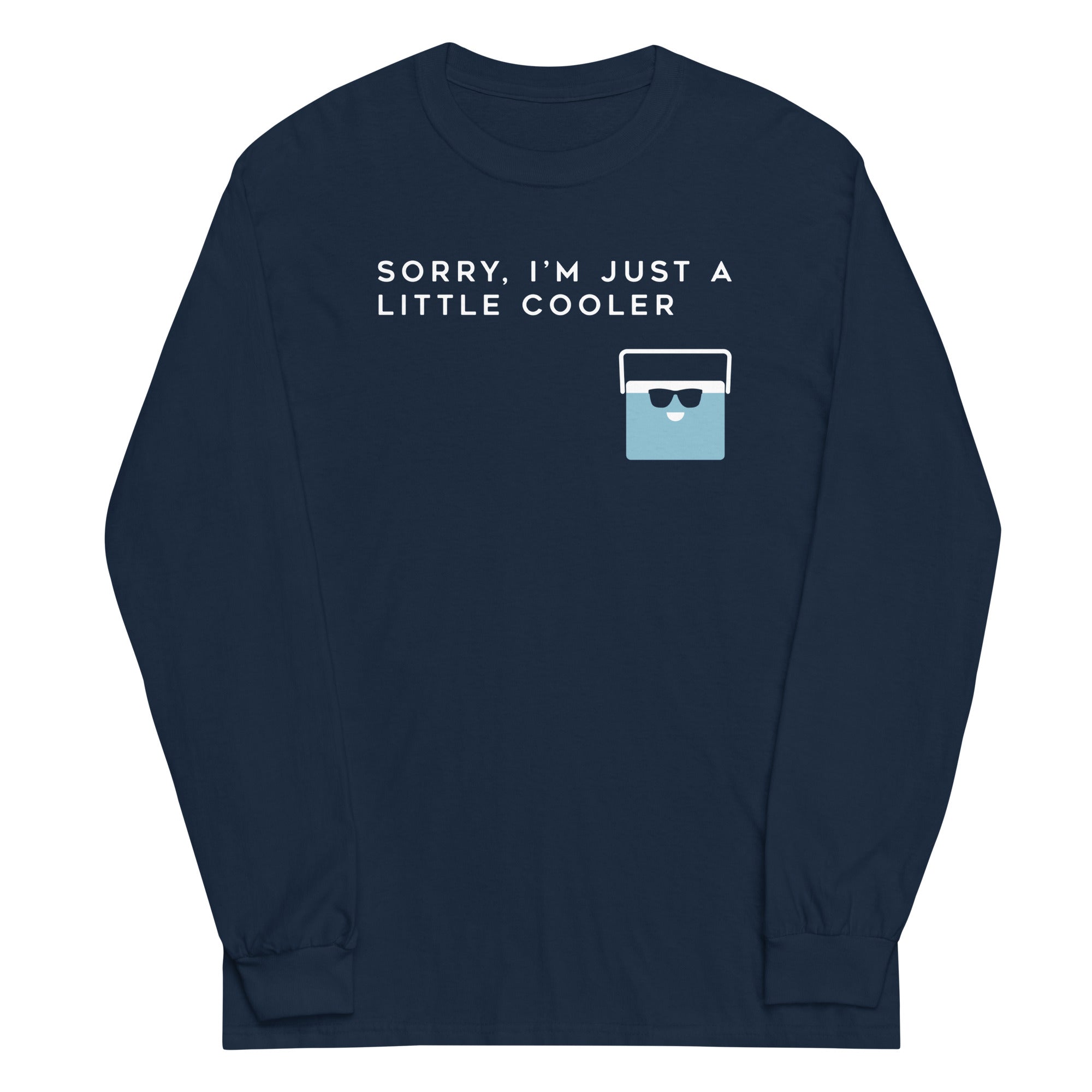 Sorry, I'm Just A Little Cooler Unisex Long Sleeve Tee Hoodie, Sweatshirt | CoreVibeTees.com (Image 2)