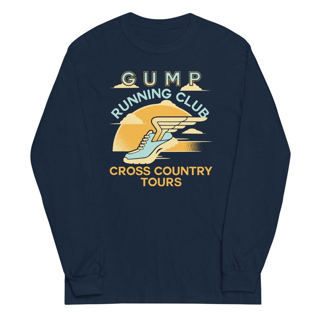 Gump Running Club Unisex Long Sleeve Tee Hoodie, Sweatshirt | CoreVibeTees.com (Image 3)