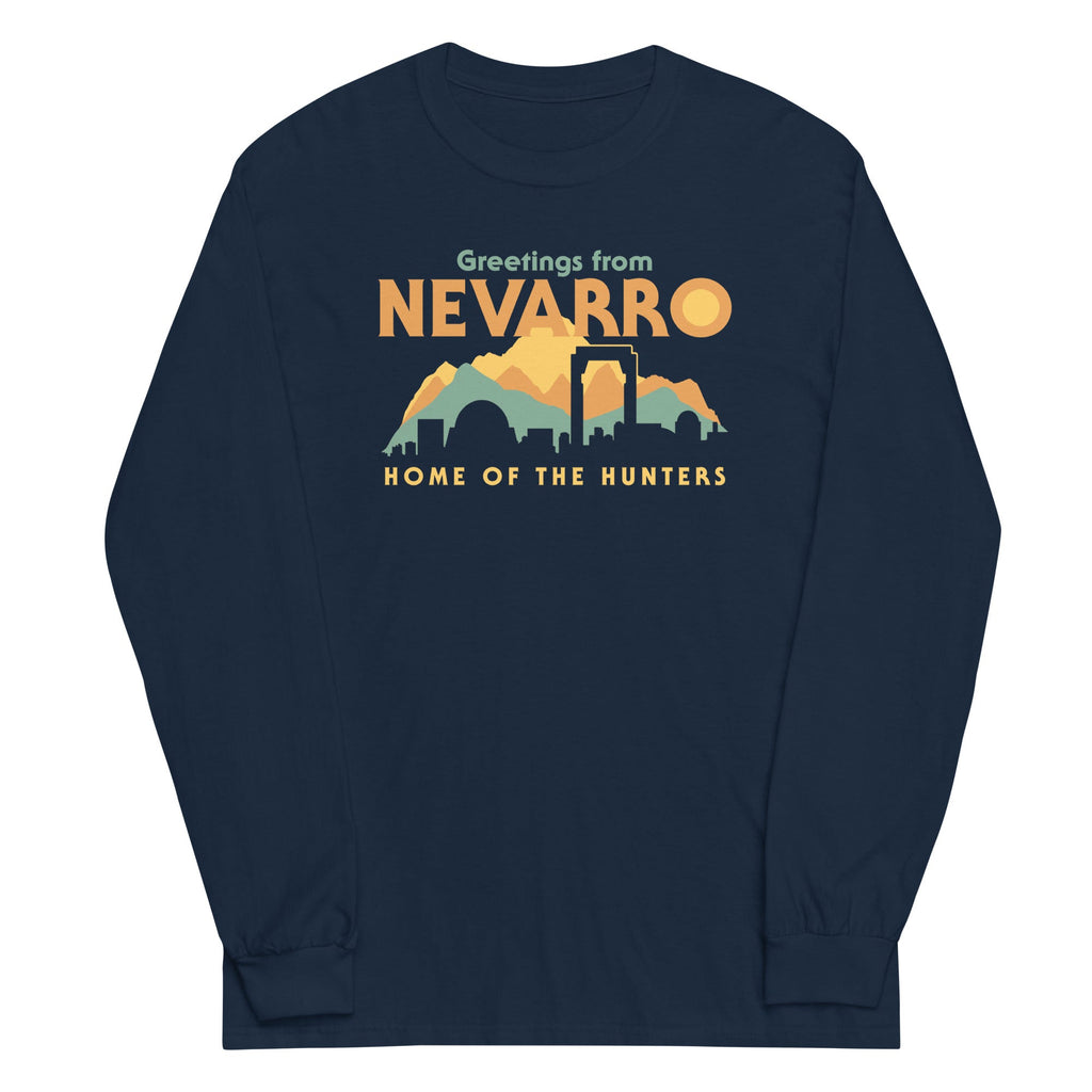 Greetings From Nevarro Unisex Long Sleeve Tee Hoodie, Sweatshirt | CoreVibeTees.com (Image 3)