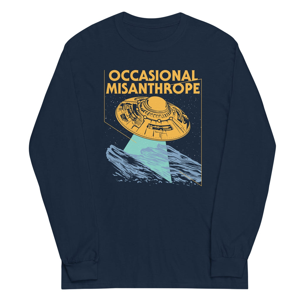 Occasional Misanthrope Unisex Long Sleeve Tee Hoodie, Sweatshirt | CoreVibeTees.com (Image 2)
