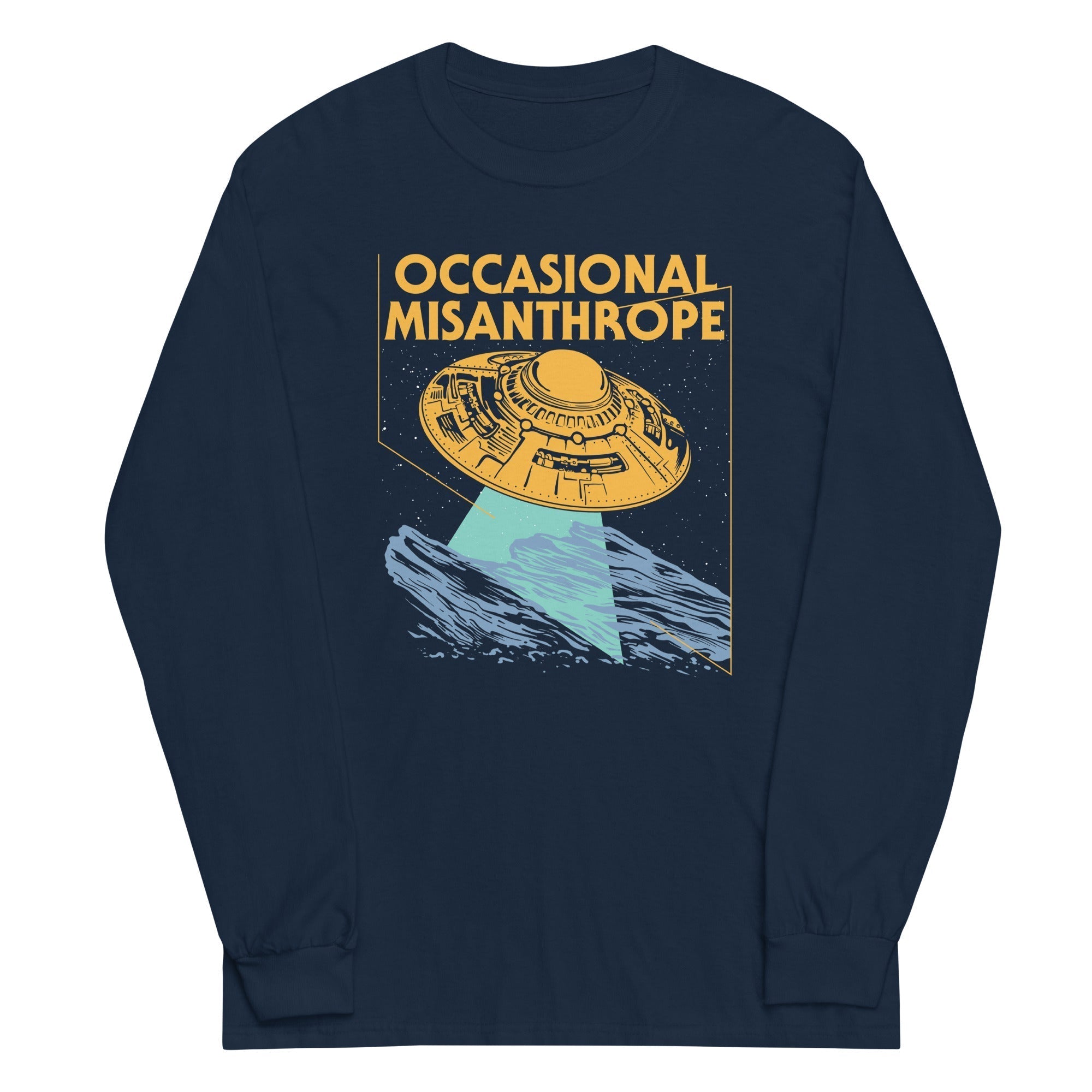 Occasional Misanthrope Unisex Long Sleeve Tee Hoodie, Sweatshirt | CoreVibeTees.com (Image 2)