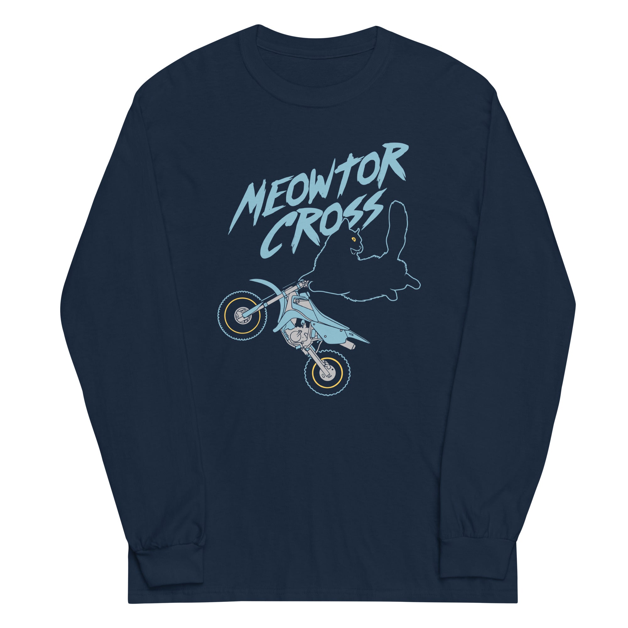 Meowtor Cross Unisex Long Sleeve Tee Hoodie, Sweatshirt | CoreVibeTees.com (Image 2)