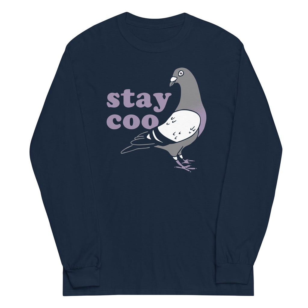 Stay Coo Unisex Long Sleeve Tee Hoodie, Sweatshirt | CoreVibeTees.com (Image 2)