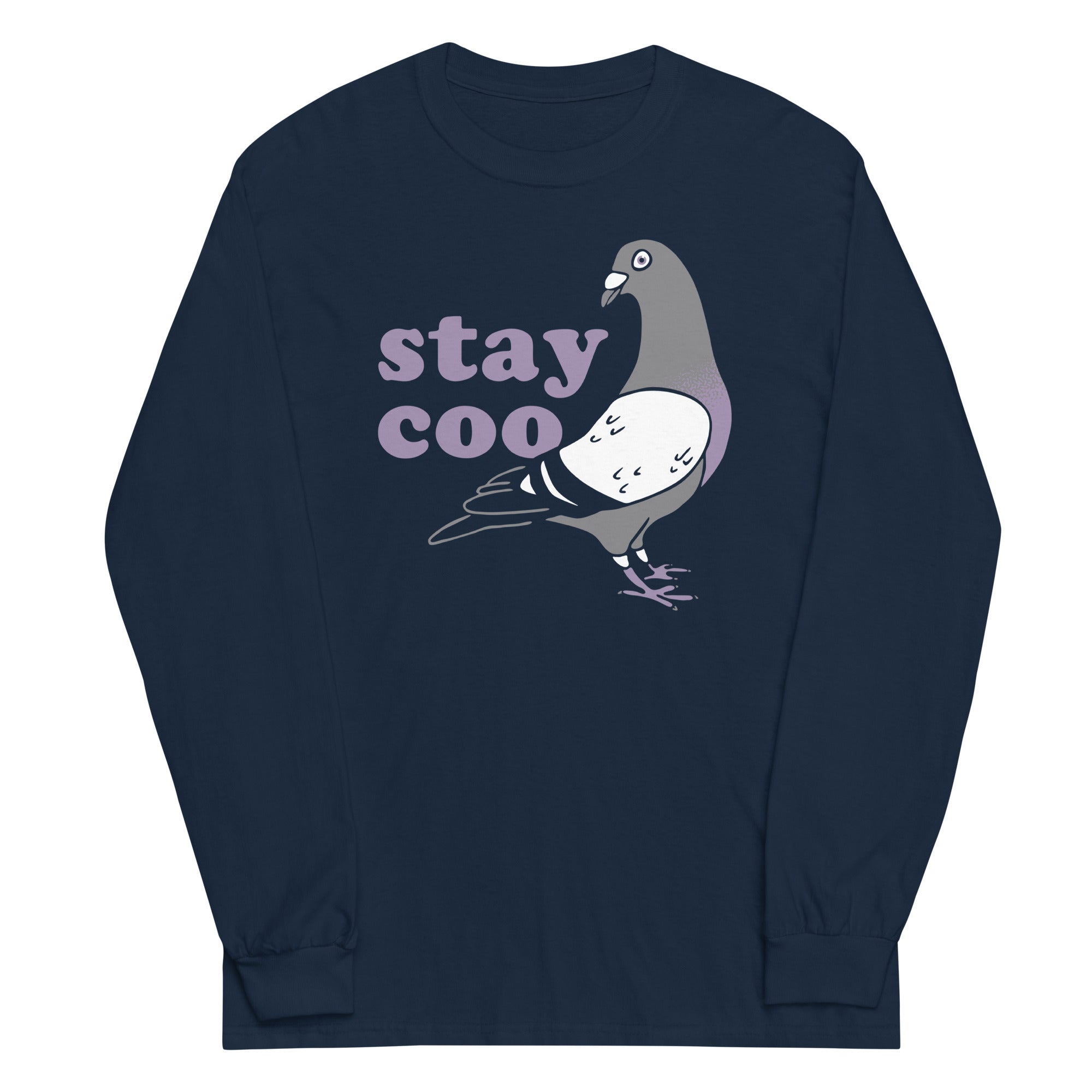Stay Coo Unisex Long Sleeve Tee Hoodie, Sweatshirt | CoreVibeTees.com (Image 2)