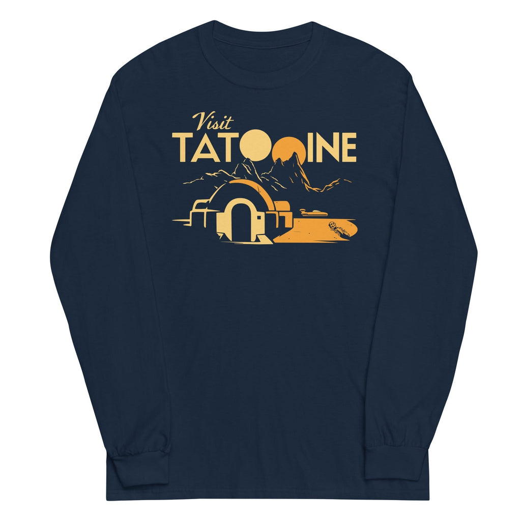 Visit Tatooine Unisex Long Sleeve Tee Hoodie, Sweatshirt | CoreVibeTees.com (Image 3)