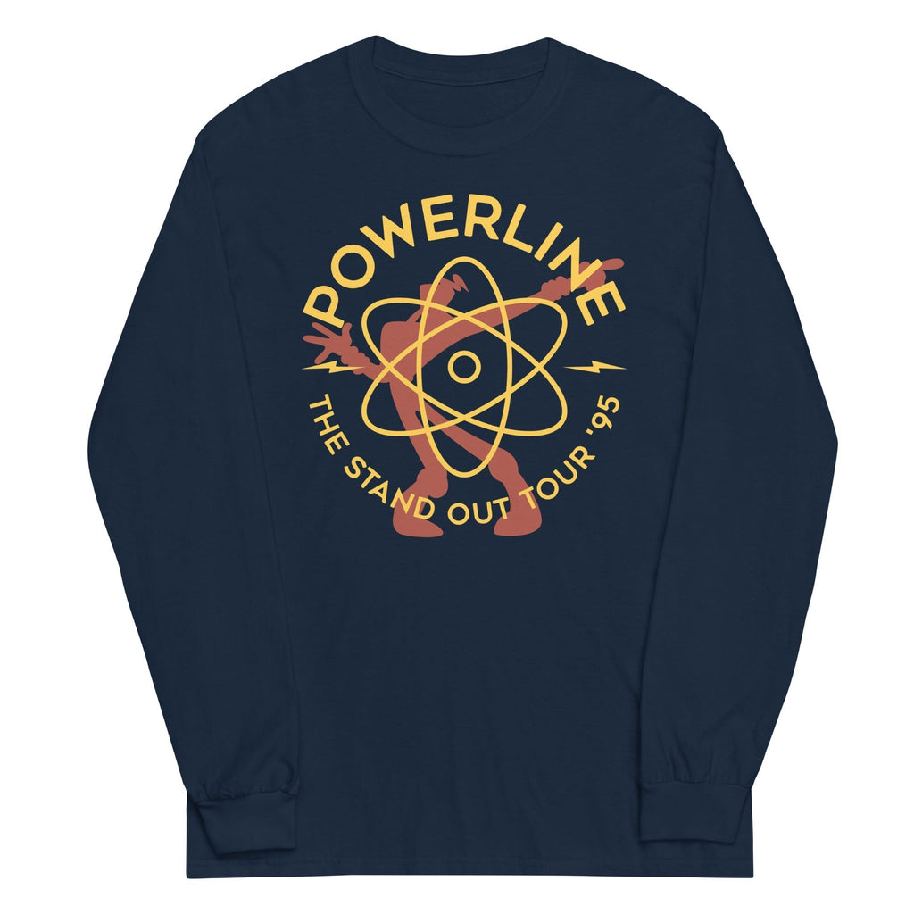 Powerline Unisex Long Sleeve Tee Hoodie, Sweatshirt | CoreVibeTees.com (Image 2)