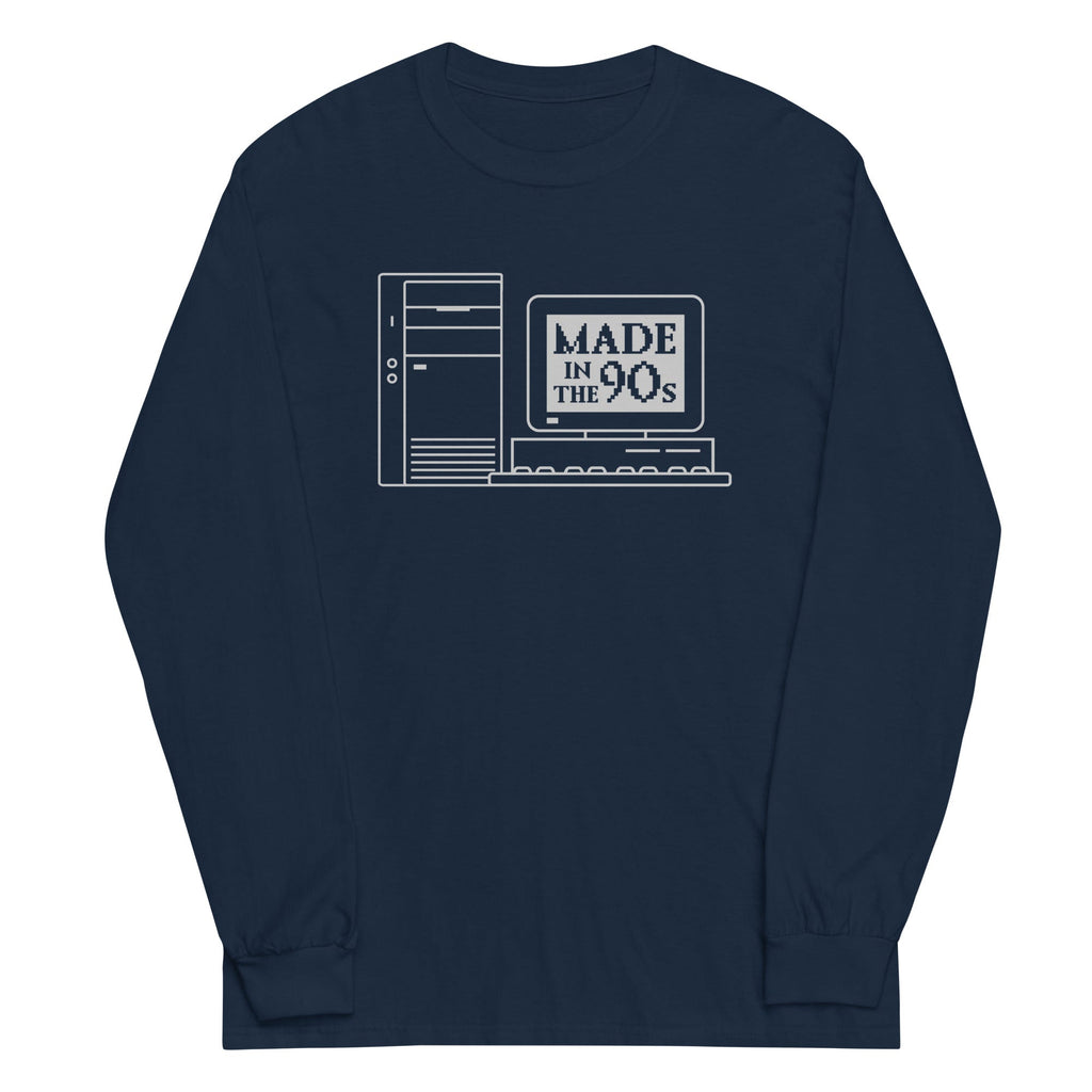 Made In The 90s Unisex Long Sleeve Tee Hoodie, Sweatshirt | CoreVibeTees.com (Image 2)