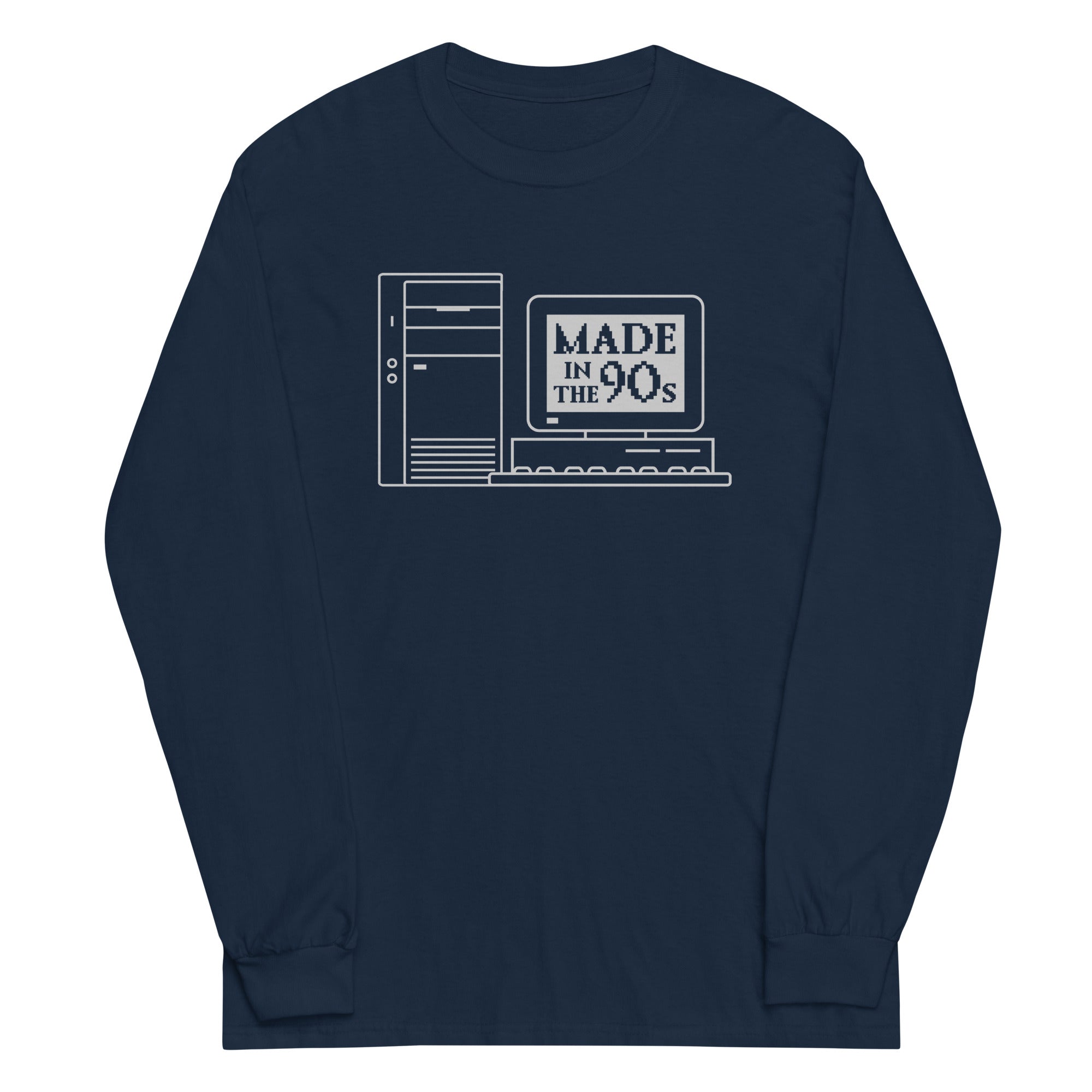 Made In The 90s Unisex Long Sleeve Tee Hoodie, Sweatshirt | CoreVibeTees.com (Image 2)