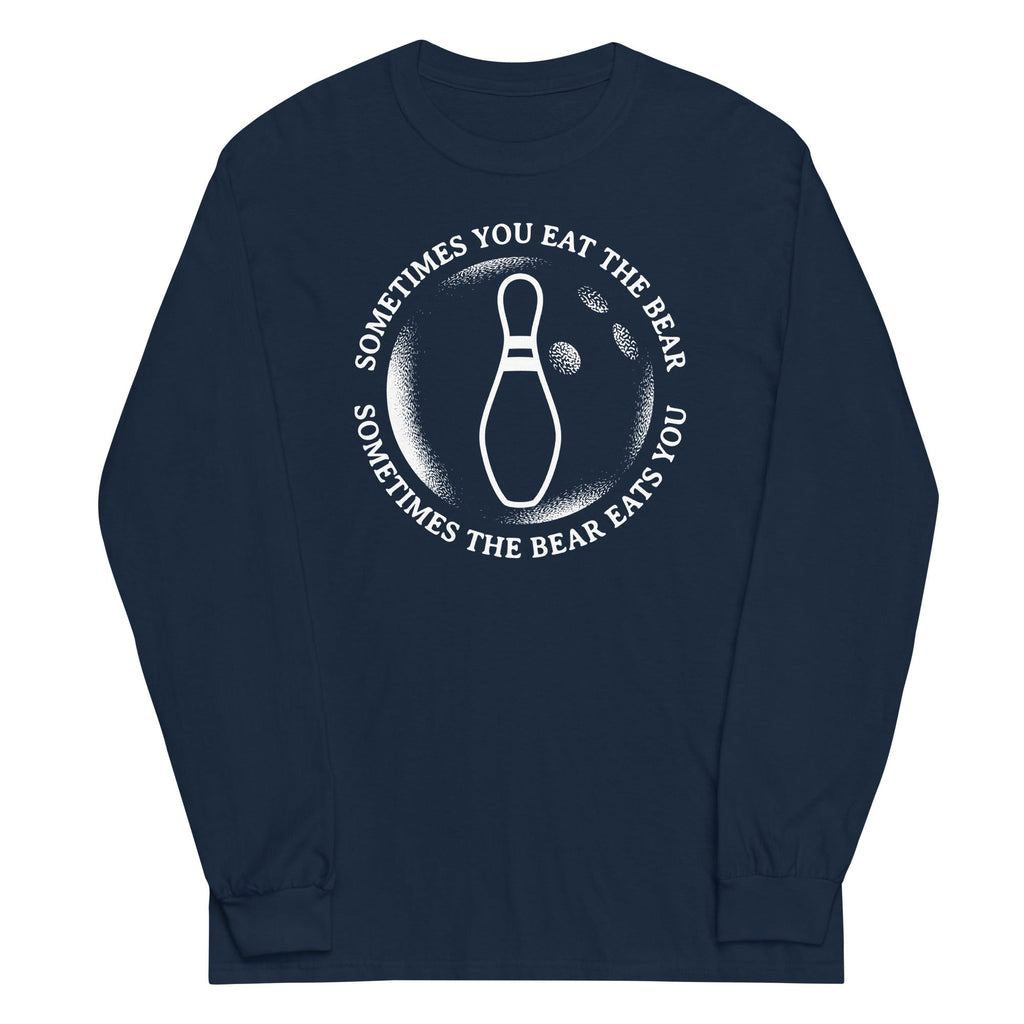 Sometimes You Eat The Bear Unisex Long Sleeve Tee Hoodie, Sweatshirt | CoreVibeTees.com (Image 2)