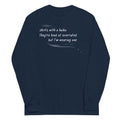 Haiku Unisex Long Sleeve Tee Hoodie, Sweatshirt | CoreVibeTees.com (Image 1)