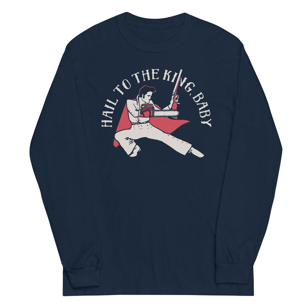 Hail To The King, Baby Unisex Long Sleeve Tee Hoodie, Sweatshirt | CoreVibeTees.com (Image 2)