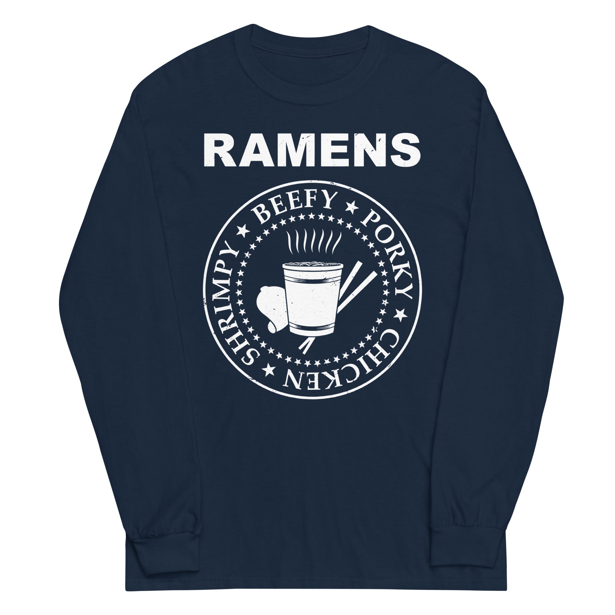 Ramens Unisex Long Sleeve Tee Hoodie, Sweatshirt | CoreVibeTees.com (Image 2)