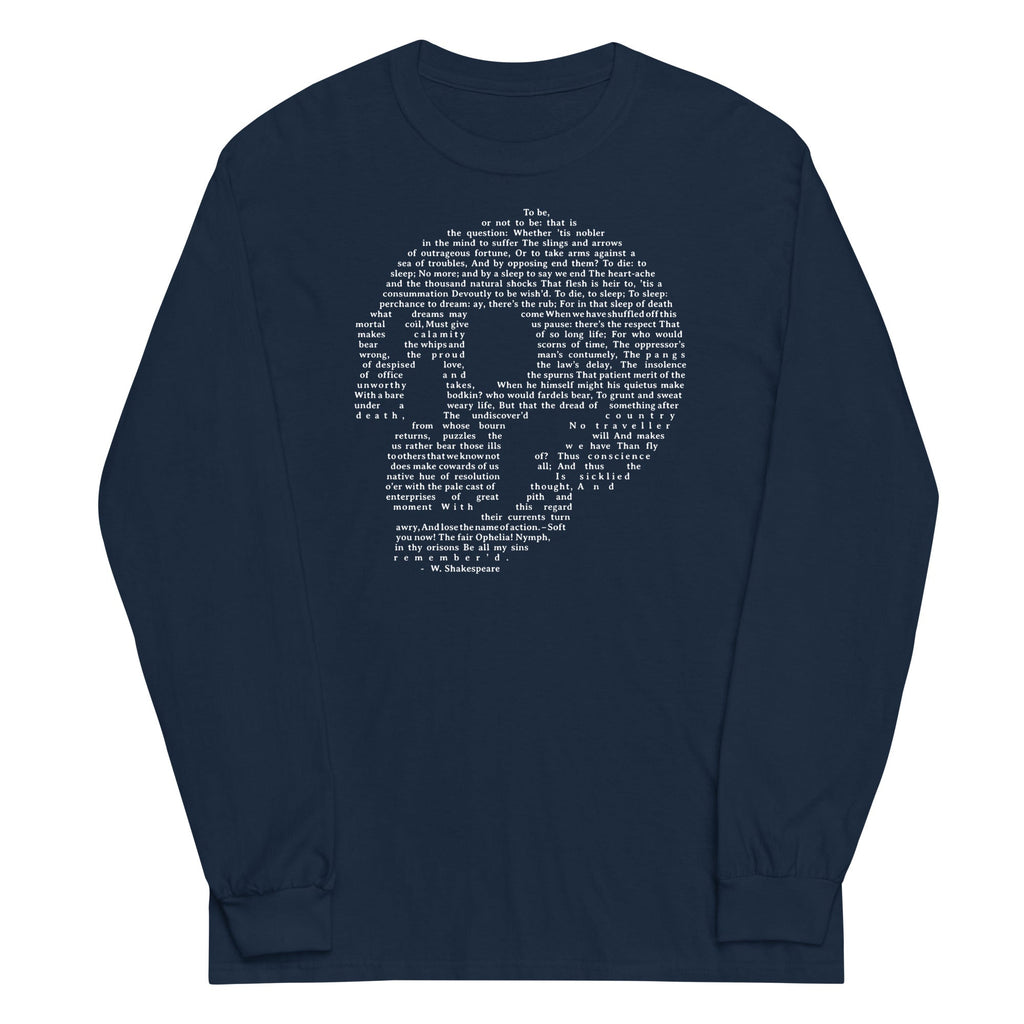 Hamlet Soliloquy Unisex Long Sleeve Tee Hoodie, Sweatshirt | CoreVibeTees.com (Image 2)