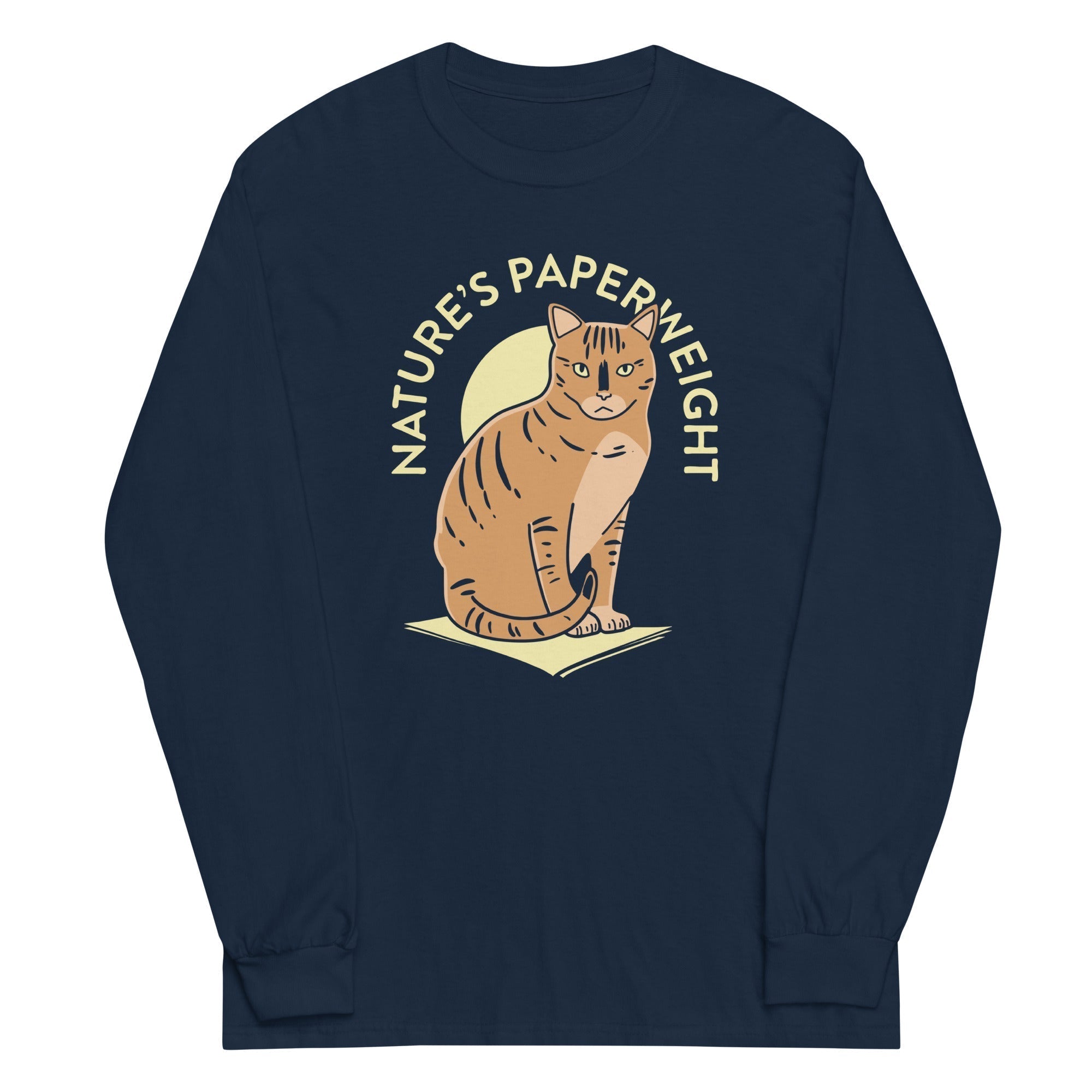 Nature's Paperweight Unisex Long Sleeve Tee Hoodie, Sweatshirt | CoreVibeTees.com (Image 2)