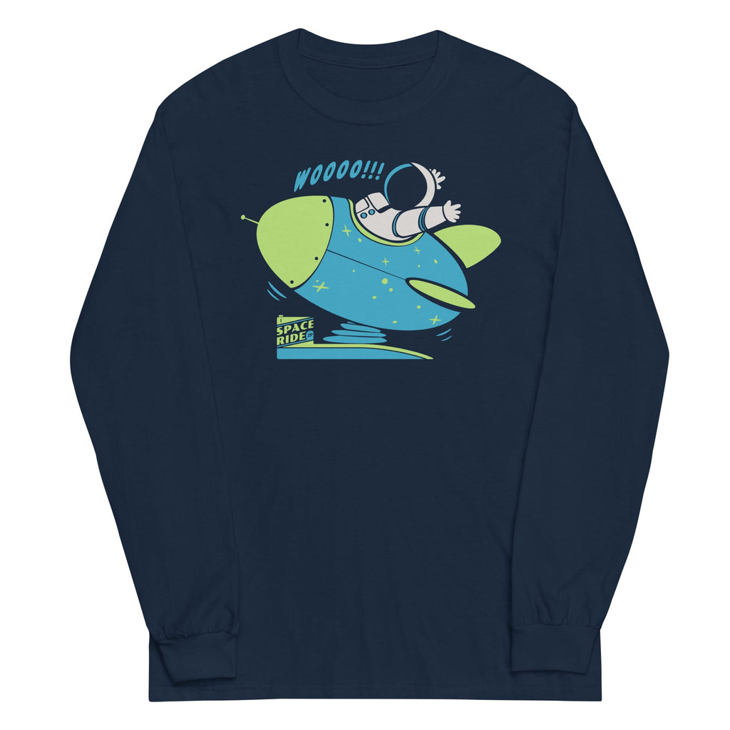 Space Ride Unisex Long Sleeve Tee Hoodie, Sweatshirt | CoreVibeTees.com (Image 1)