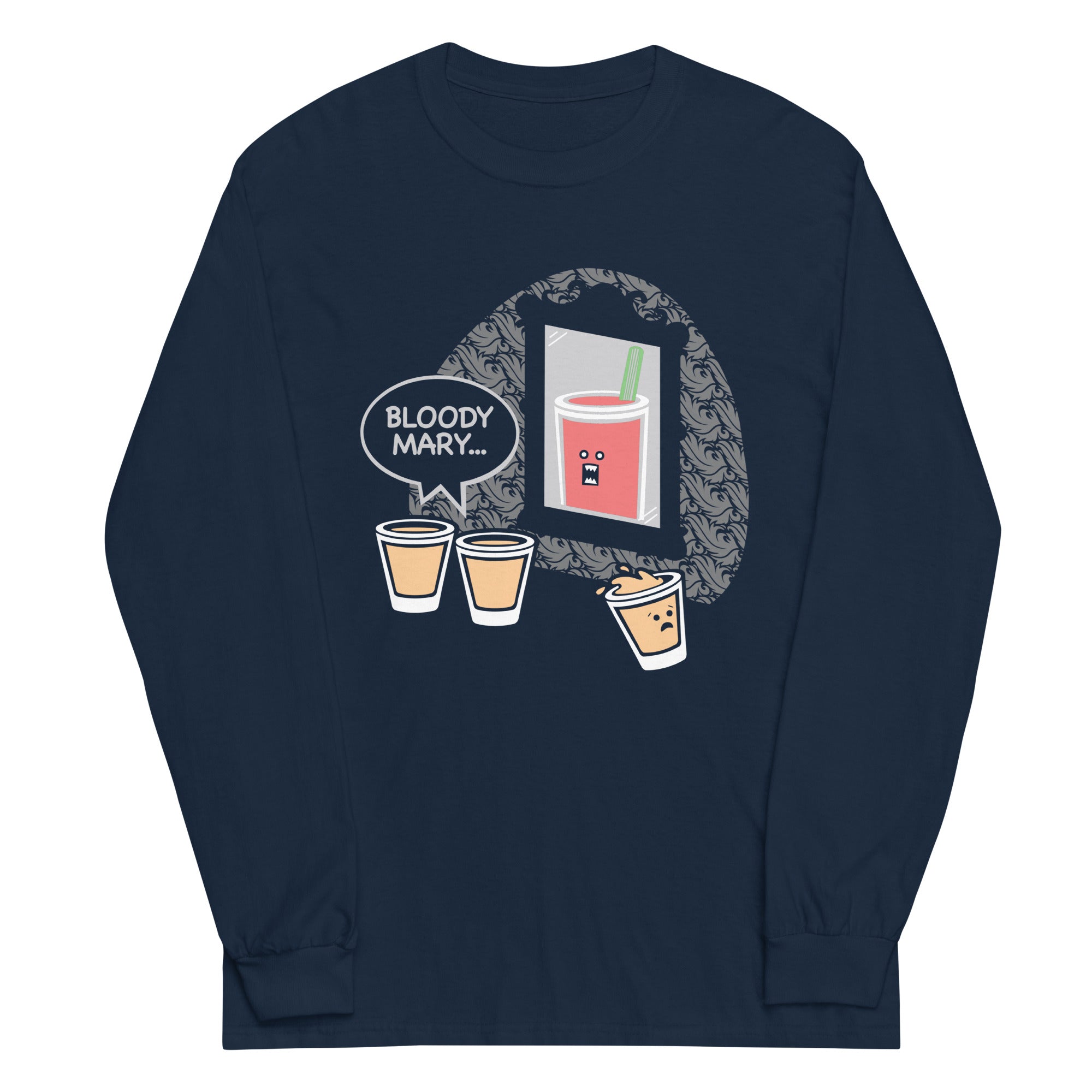 Bloody Mary Unisex Long Sleeve Tee Hoodie, Sweatshirt | CoreVibeTees.com (Image 2)