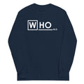 Who MD Unisex Long Sleeve Tee Hoodie, Sweatshirt | CoreVibeTees.com (Image 1)