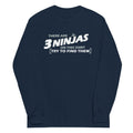 3 Ninjas Unisex Long Sleeve Tee Hoodie, Sweatshirt | CoreVibeTees.com (Image 1)