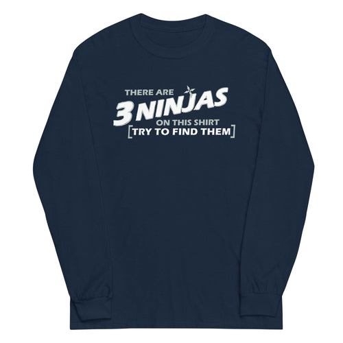 3 Ninjas Unisex Long Sleeve Tee Hoodie, Sweatshirt | CoreVibeTees.com (Image 1)