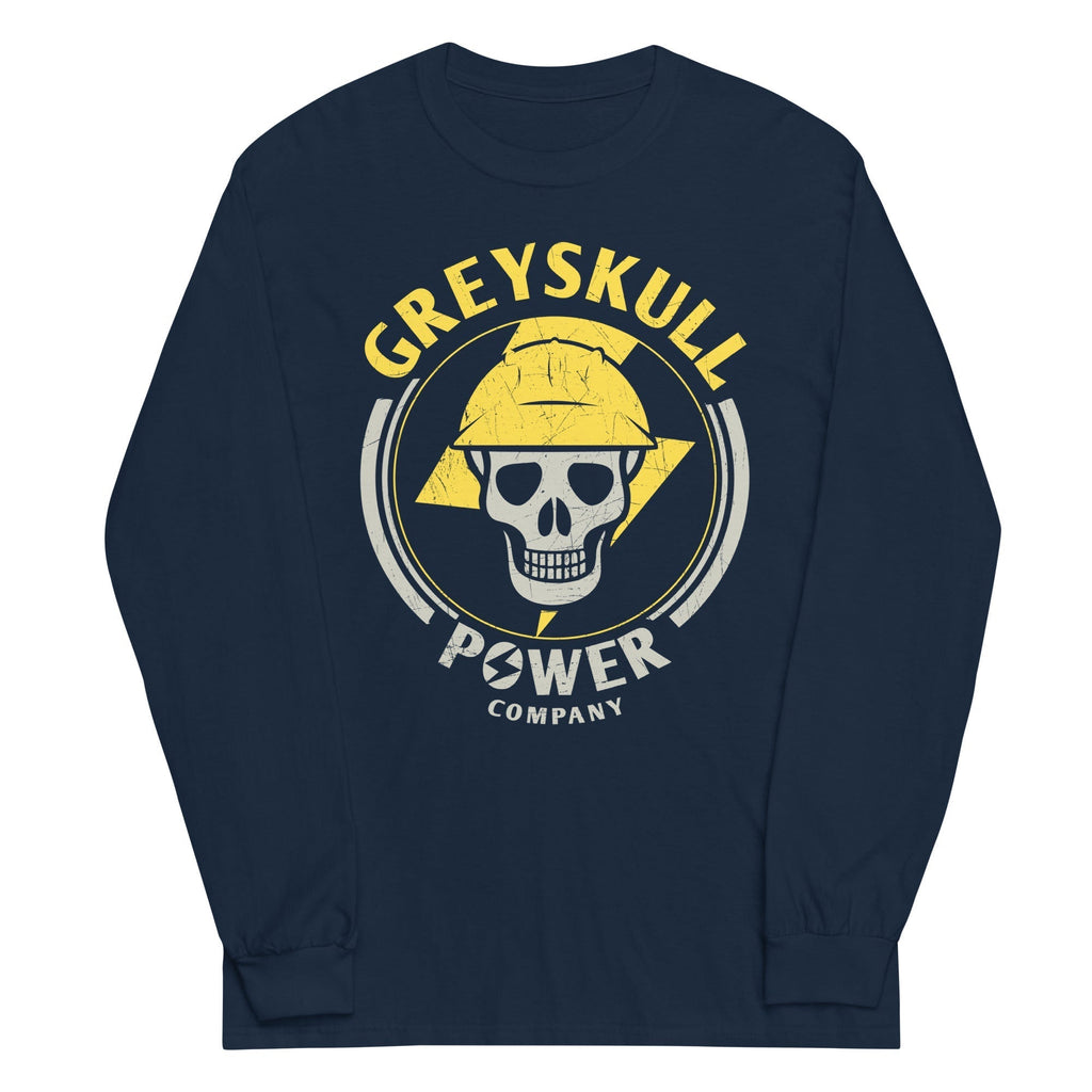 Greyskull Power Company Unisex Long Sleeve Tee Hoodie, Sweatshirt | CoreVibeTees.com (Image 3)