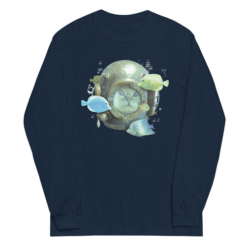 20,000 Purrrs Under The Sea Unisex Long Sleeve Tee Hoodie, Sweatshirt | CoreVibeTees.com (Image 1)