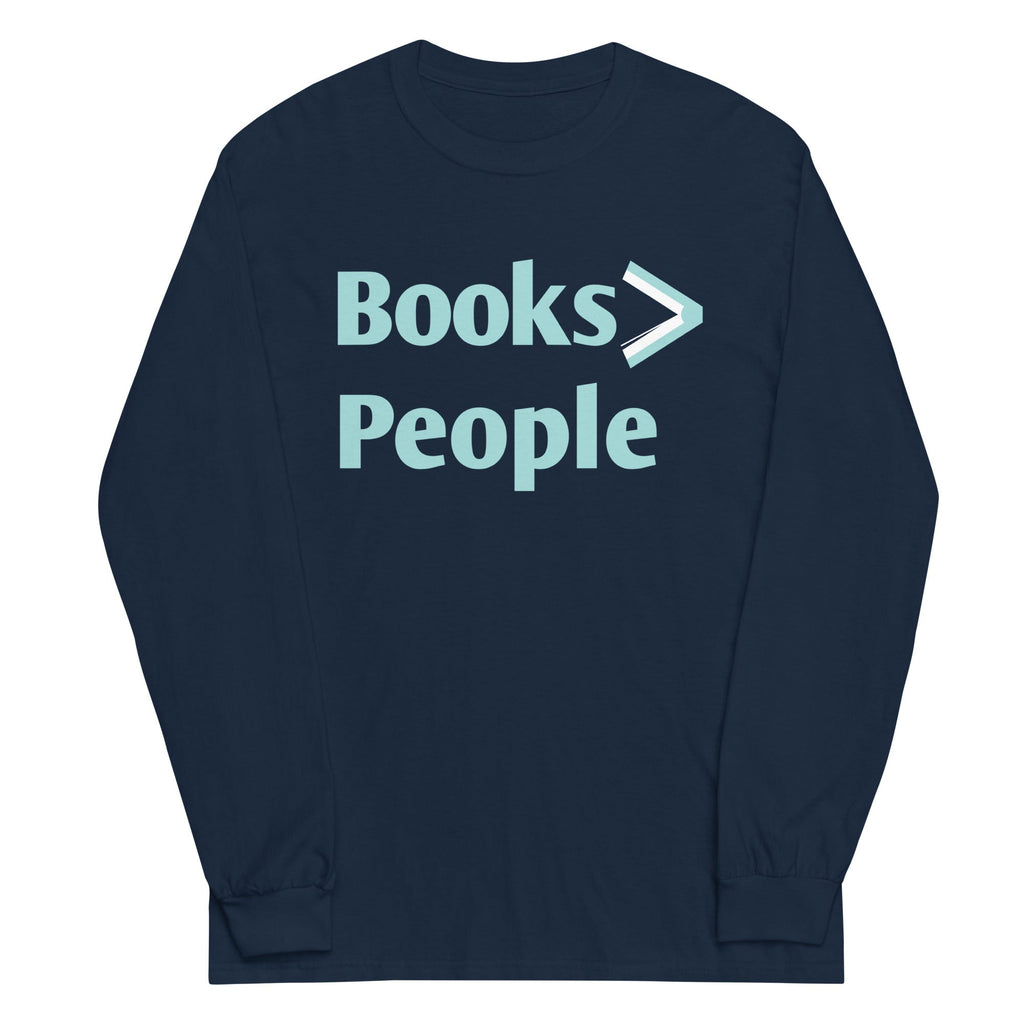Books>People Unisex Long Sleeve Tee Hoodie, Sweatshirt | CoreVibeTees.com (Image 1)