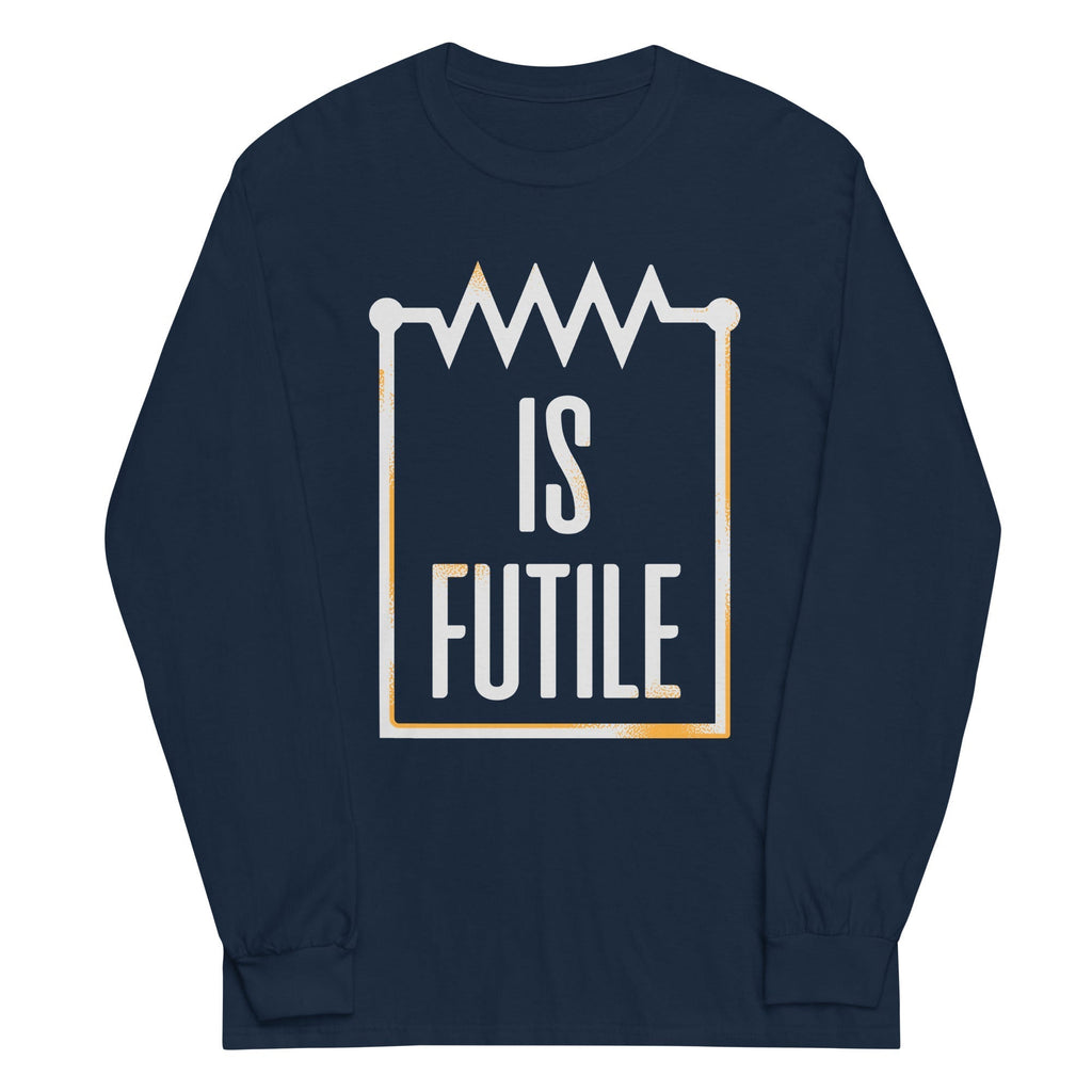 Resistor Is Futile Unisex Long Sleeve Tee Hoodie, Sweatshirt | CoreVibeTees.com (Image 3)
