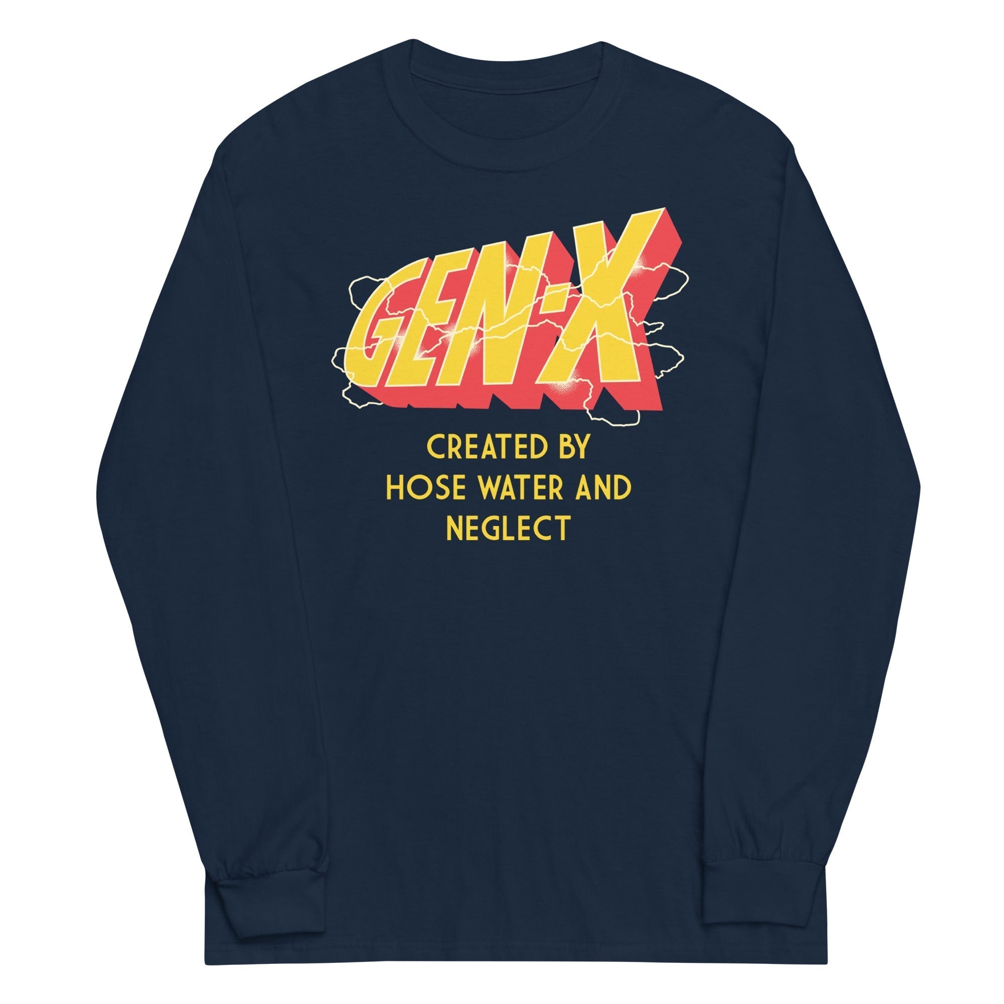 Gen-X Unisex Long Sleeve Tee Hoodie, Sweatshirt | CoreVibeTees.com (Image 2)
