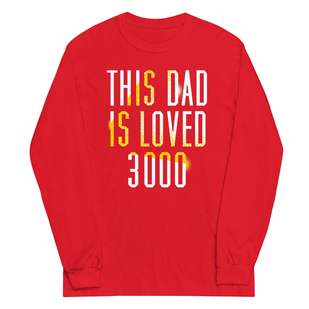 This Dad Is Loved 3000 Unisex Long Sleeve Tee Hoodie, Sweatshirt | CoreVibeTees.com (Image 3)