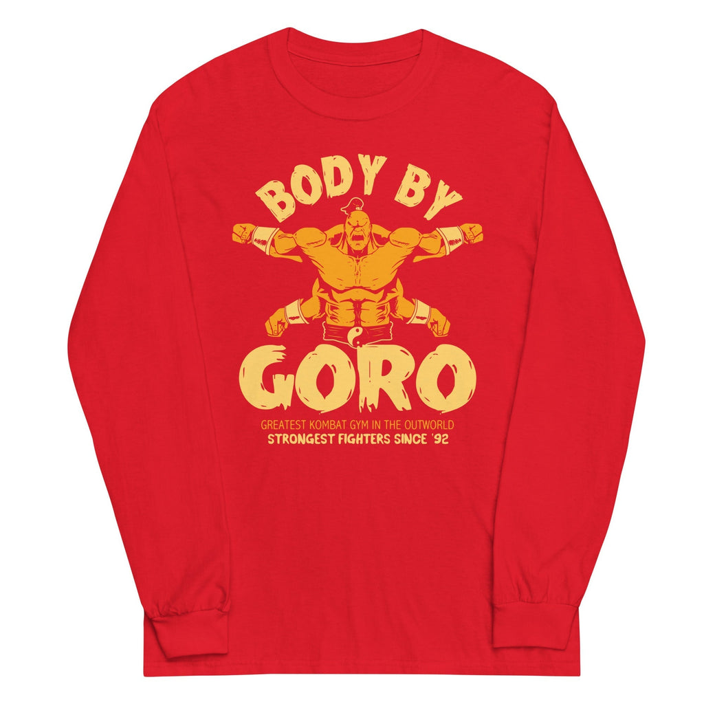 Body By Goro Unisex Long Sleeve Tee Hoodie, Sweatshirt | CoreVibeTees.com (Image 1)