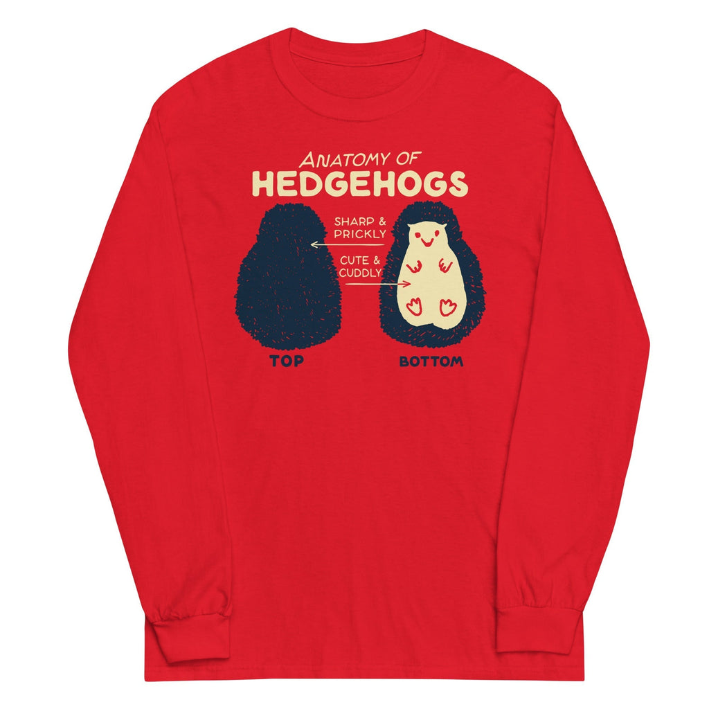 Anatomy Of Hedgehogs Unisex Long Sleeve Tee Hoodie, Sweatshirt | CoreVibeTees.com (Image 2)