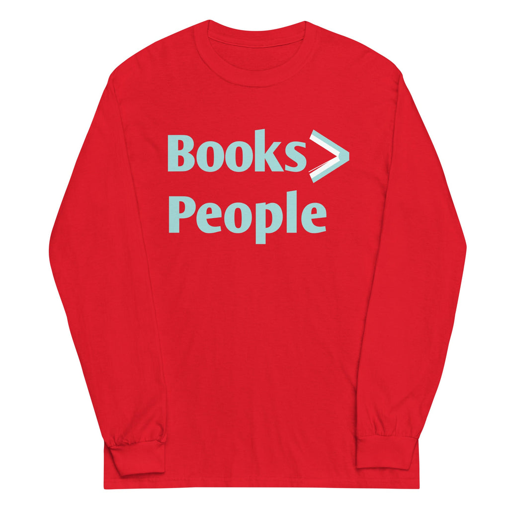 Books>People Unisex Long Sleeve Tee Hoodie, Sweatshirt | CoreVibeTees.com (Image 4)