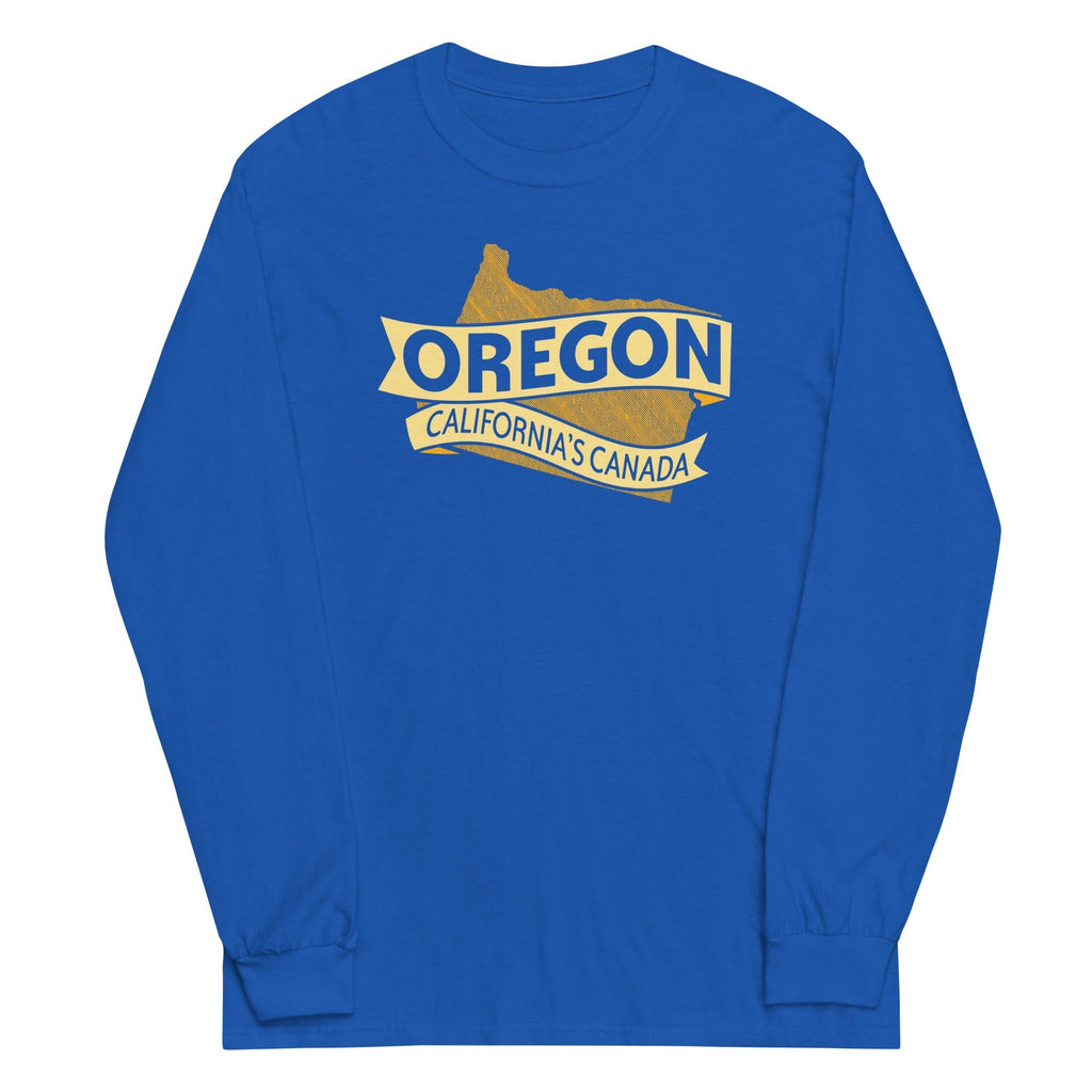 Oregon California's Canada Unisex Long Sleeve Tee Hoodie, Sweatshirt | CoreVibeTees.com (Image 3)