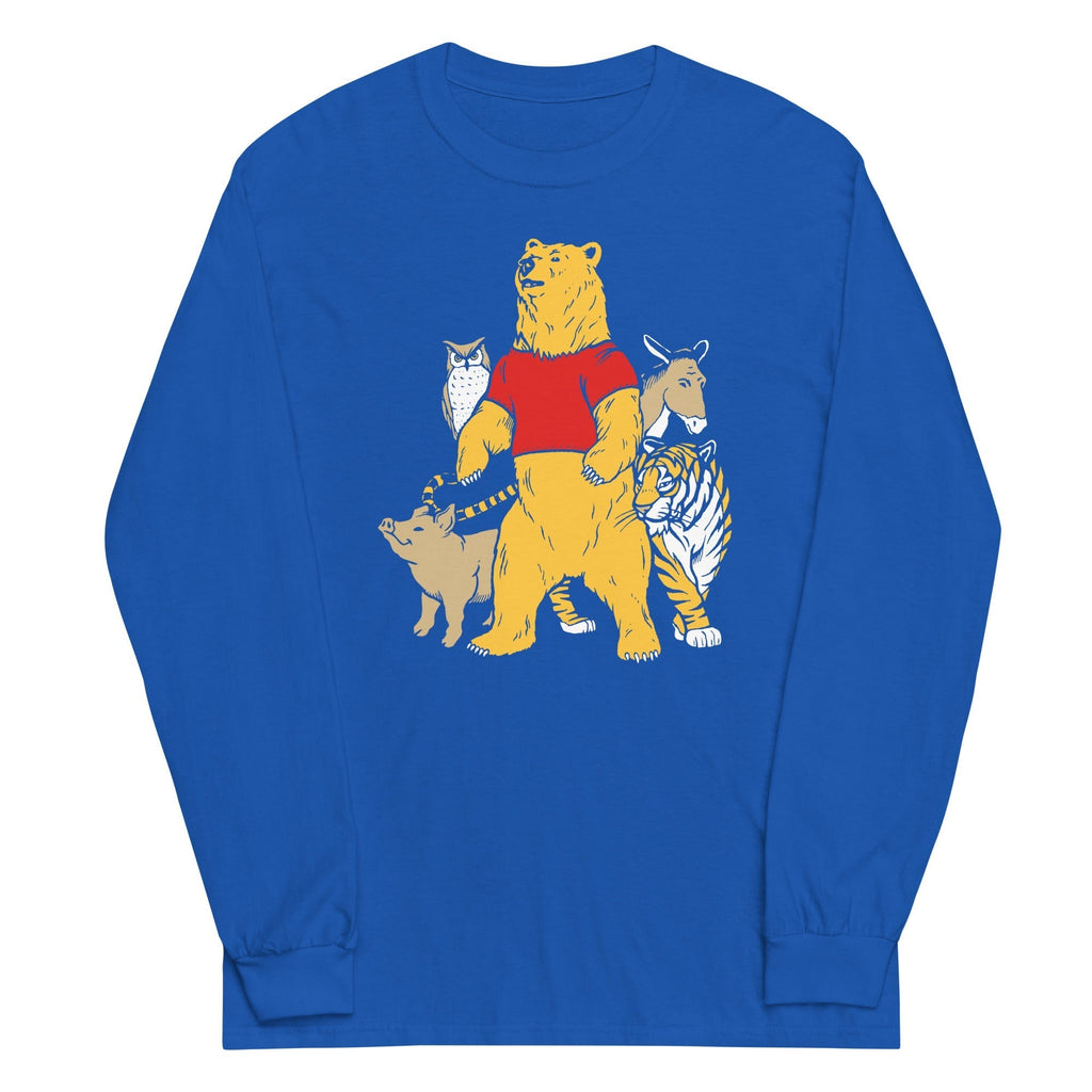 Bear And Friends Unisex Long Sleeve Tee Hoodie, Sweatshirt | CoreVibeTees.com (Image 5)