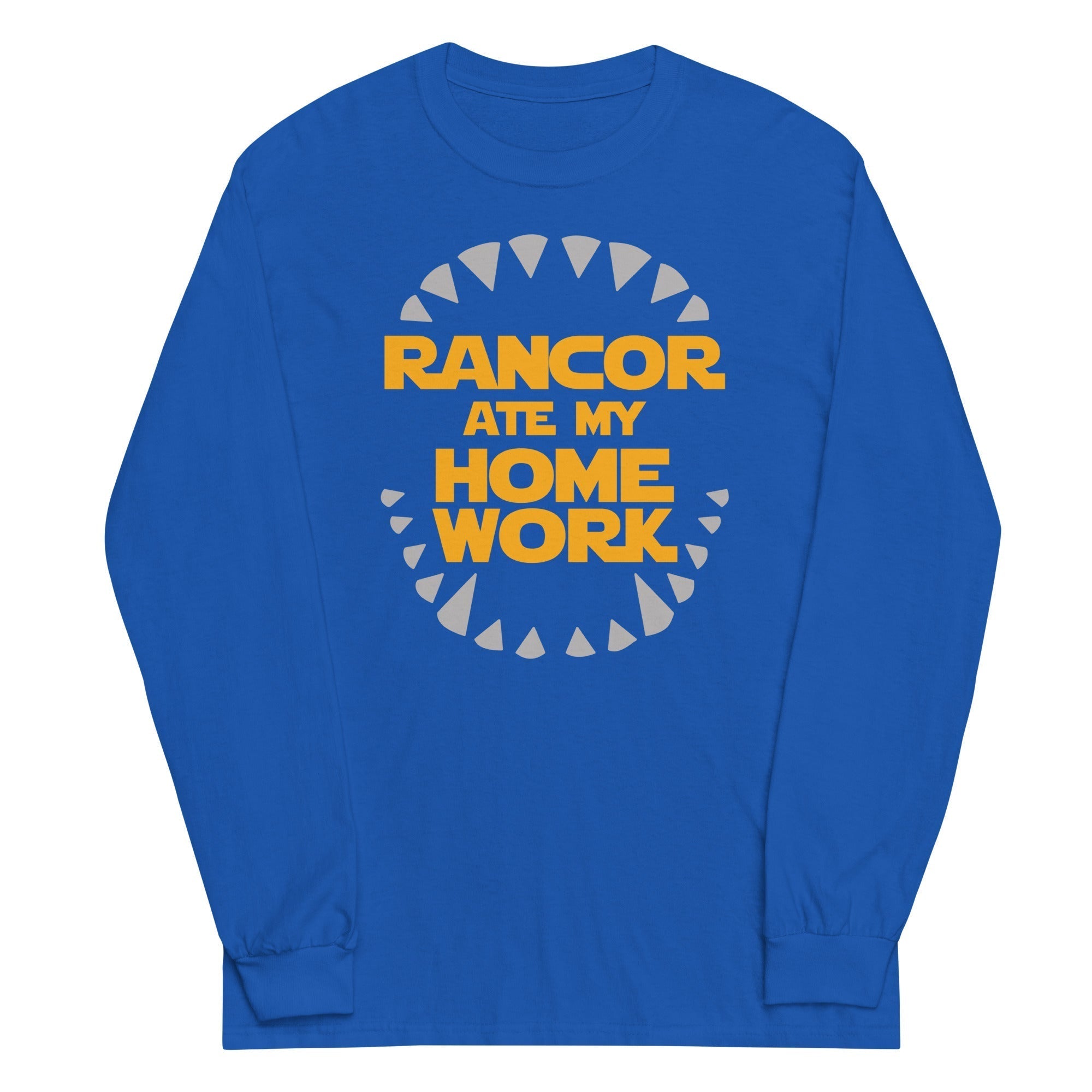 Rancor Ate My Homework Unisex Long Sleeve Tee Hoodie, Sweatshirt | CoreVibeTees.com (Image 4)