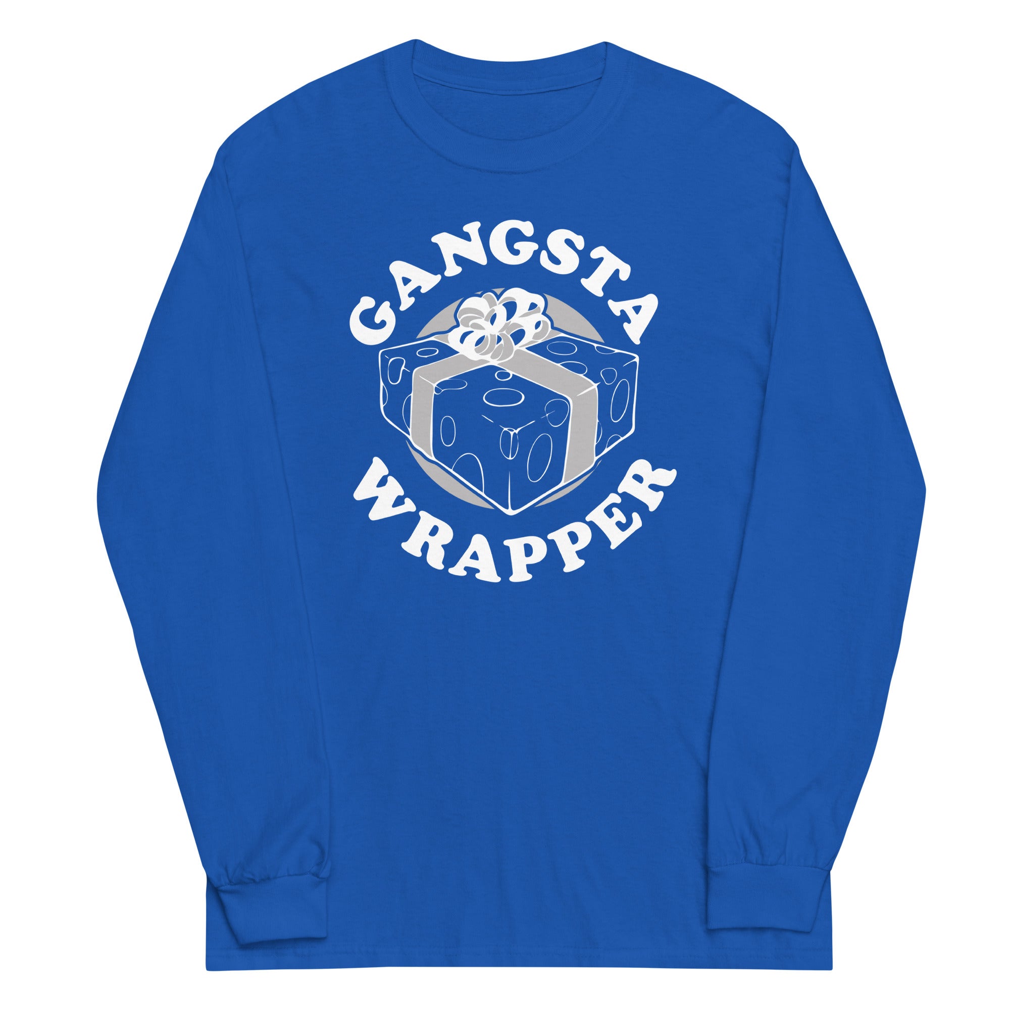 Gangsta Wrapper Unisex Long Sleeve Tee Hoodie, Sweatshirt | CoreVibeTees.com (Image 4)