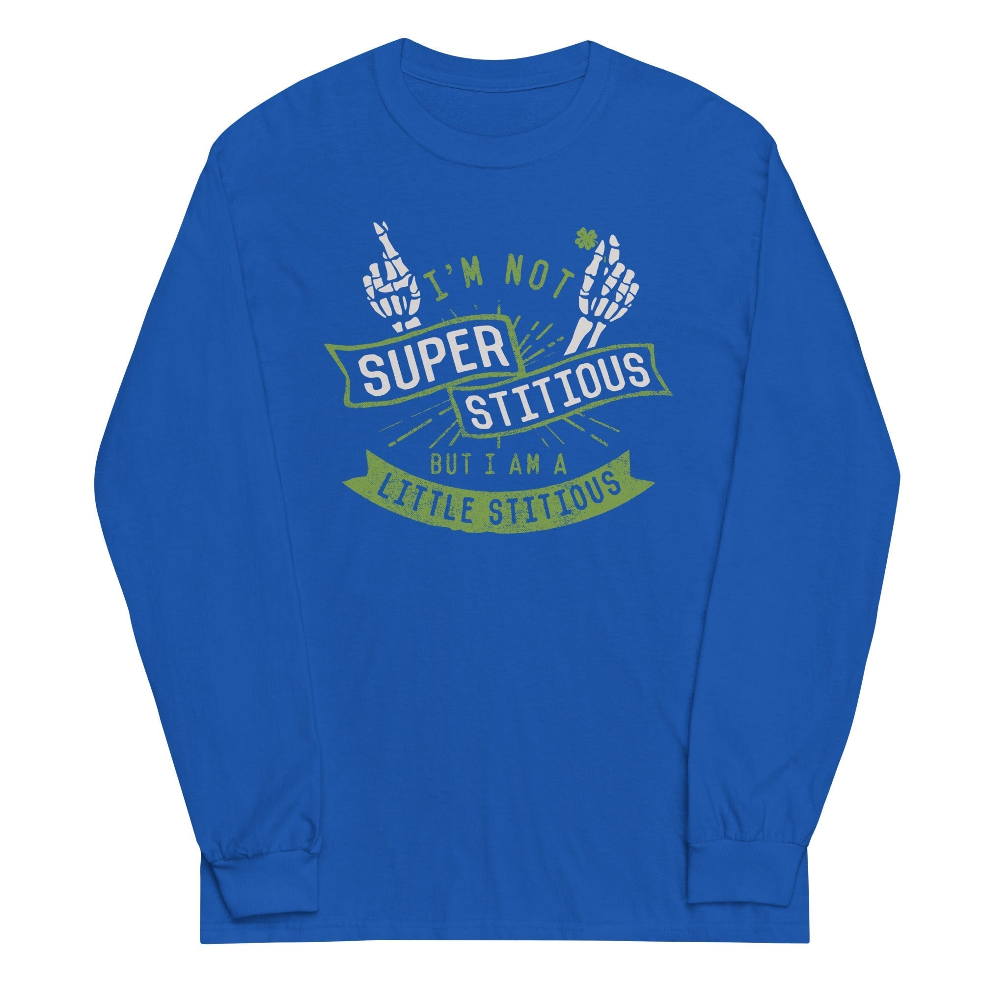 I'm Not Superstitious, But I Am A Little Stitious Unisex Long Sleeve Tee Hoodie, Sweatshirt | CoreVibeTees.com (Image 4)