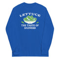 Lettuce, The Taste Of Sadness Unisex Long Sleeve Tee Hoodie, Sweatshirt | CoreVibeTees.com (Image 1)