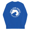 Hold Your Horses Unisex Long Sleeve Tee Hoodie, Sweatshirt | CoreVibeTees.com (Image 1)