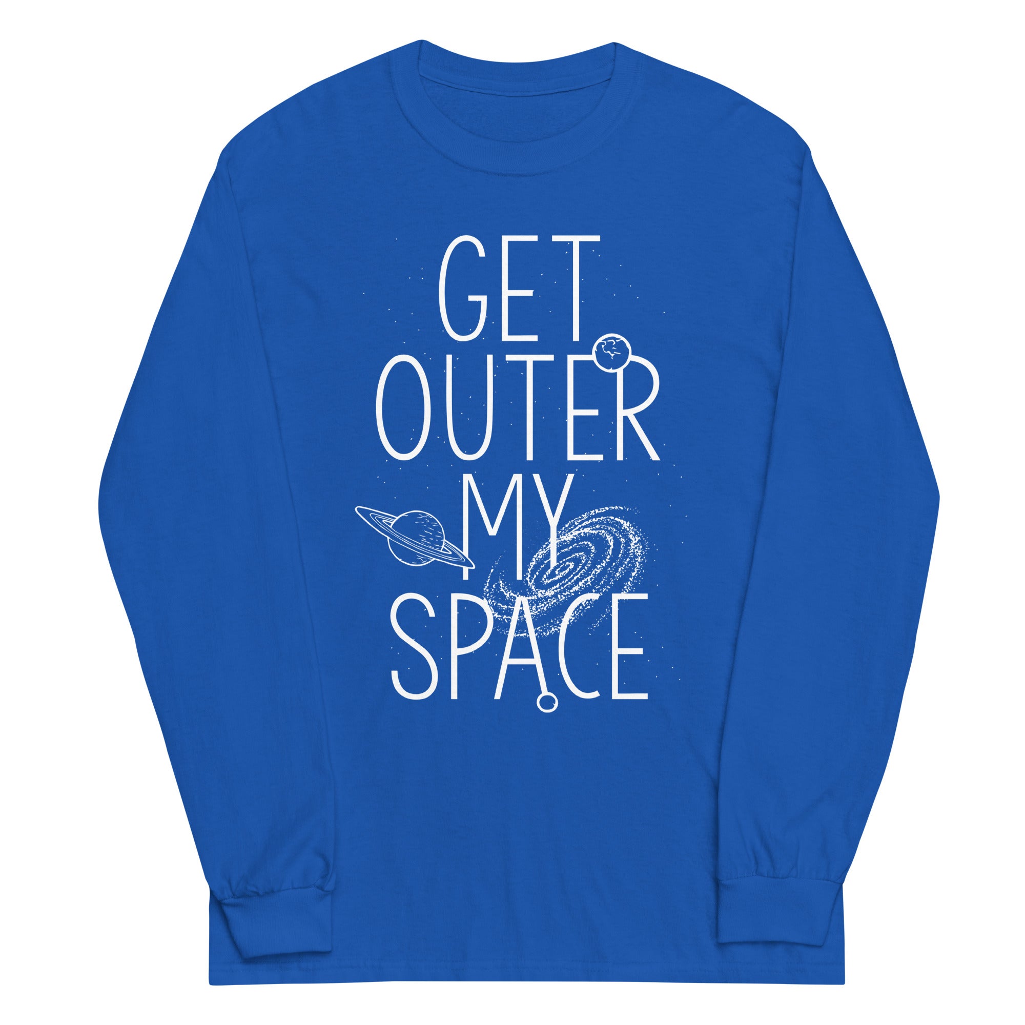 Get Outer My Space Unisex Long Sleeve Tee Hoodie, Sweatshirt | CoreVibeTees.com (Image 5)