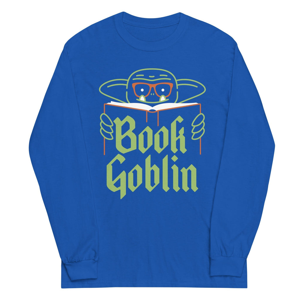 Book Goblin Unisex Long Sleeve Tee Hoodie, Sweatshirt | CoreVibeTees.com (Image 5)